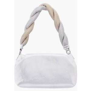 Nina Becca-B Shoulder Bag in Silver NWT